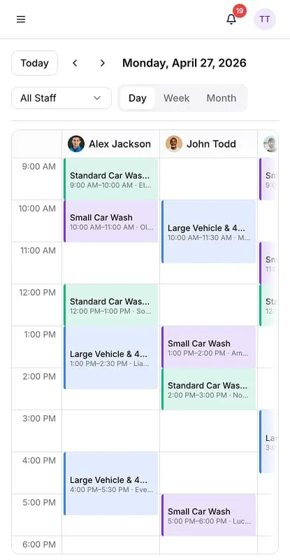Visitfy calendar